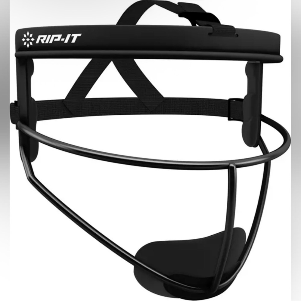 RIP-IT Black Softball Face Mask